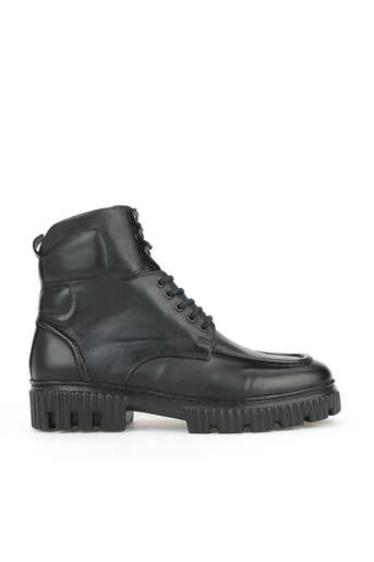 Ziya - Black Genuine Leather Men's Boots