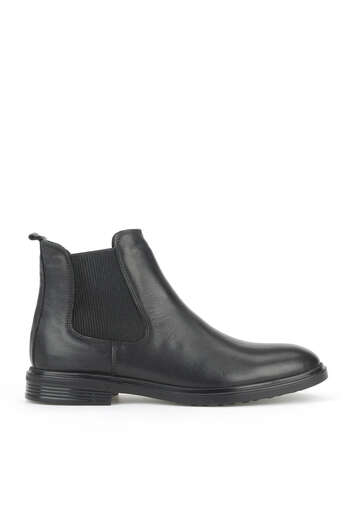 Ziya - Black Genuine Leather Men's Boots