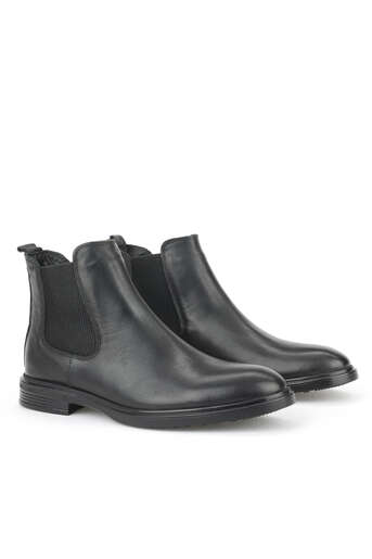 Ziya - Black Genuine Leather Men's Boots (1)