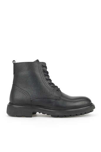 Ziya - Black Genuine Leather Men's Boots