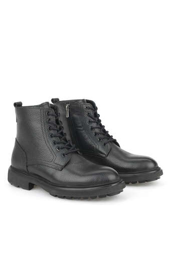 Ziya - Black Genuine Leather Men's Boots (1)