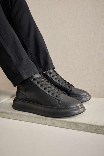 Ziya - Hakiki Deri Erkek Bot Siyah Ziya - Hakiki Deri Erkek Bot Siyah