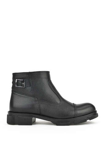 Ziya - Black Genuine Leather Men's Boots