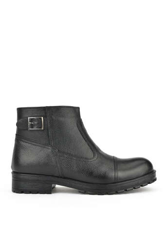 Ziya - Black Genuine Leather Men's Boots