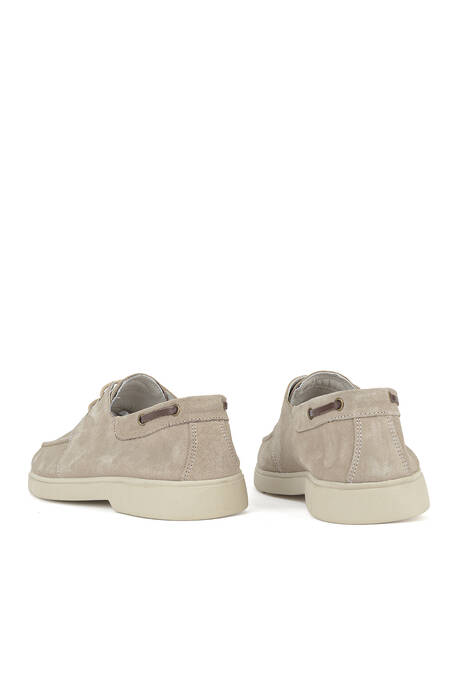 Hakiki Deri Erkek Günlük Ayakkabı Bej