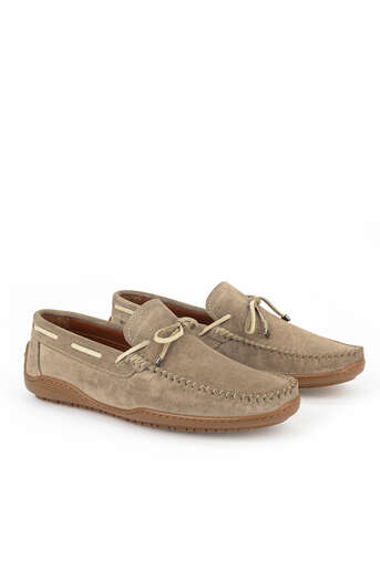 Ziya - Hakiki Deri Erkek Günlük Ayakkabı Bej (1)