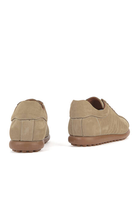 Hakiki Deri Erkek Günlük Ayakkabı Bej