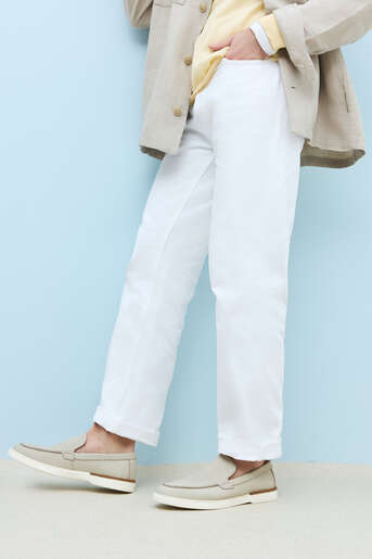 Ziya - Beige Genuine Leather Men's Casual Shoes