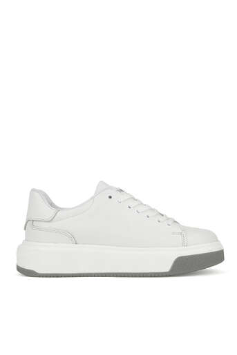 Ziya - Hakiki Deri Erkek Günlük Ayakkabı Beyaz