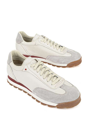 Ziya - Hakiki Deri Erkek Günlük Ayakkabı Beyaz (1)