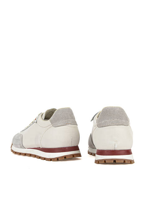 Hakiki Deri Erkek Günlük Ayakkabı Beyaz