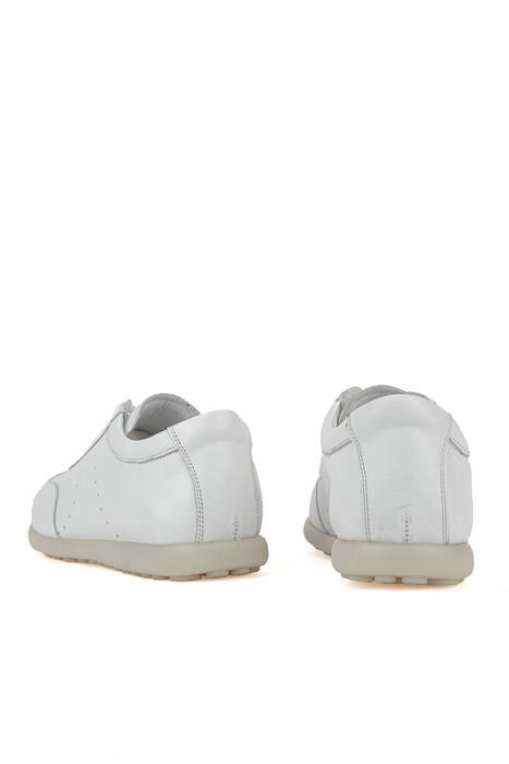 Hakiki Deri Erkek Günlük Ayakkabı Beyaz