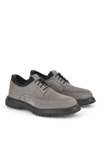 Ziya - Hakiki Deri Erkek Günlük Ayakkabı Gri (1) Ziya - Hakiki Deri Erkek Günlük Ayakkabı Gri (1)