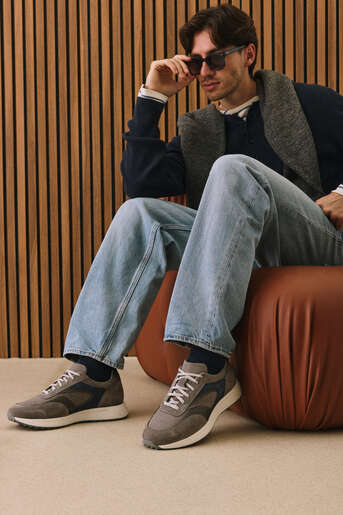 Ziya - Hakiki Deri Erkek Günlük Ayakkabı Gri (1) Ziya - Hakiki Deri Erkek Günlük Ayakkabı Gri (1)