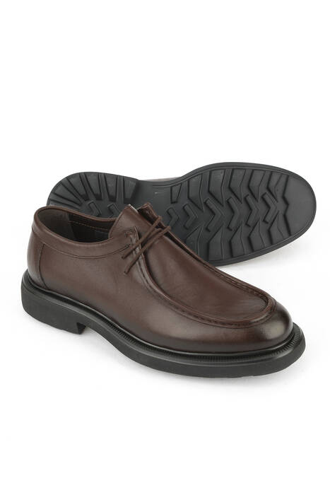 Hakiki Deri Erkek Günlük Ayakkabı Kahverengi Hakiki Deri Erkek Günlük Ayakkabı Kahverengi