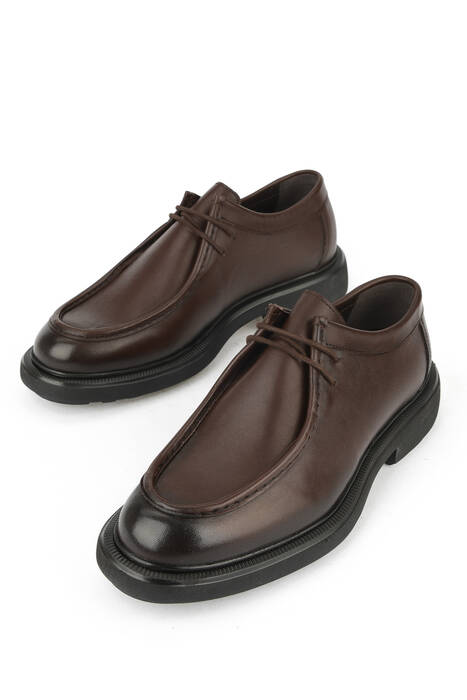 Hakiki Deri Erkek Günlük Ayakkabı Kahverengi Hakiki Deri Erkek Günlük Ayakkabı Kahverengi