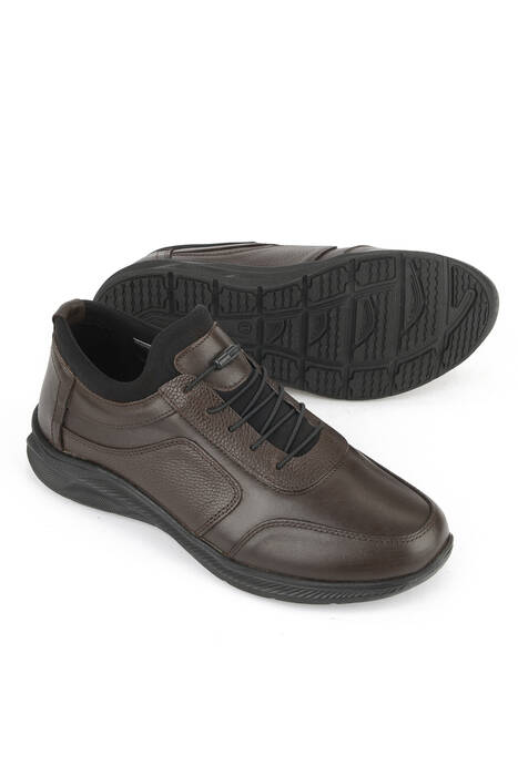 Hakiki Deri Erkek Günlük Ayakkabı Kahverengi Hakiki Deri Erkek Günlük Ayakkabı Kahverengi