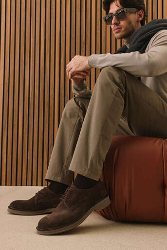 Ziya - Brown Genuine Leather Men's Casual Shoes (1) Ziya - Brown Genuine Leather Men's Casual Shoes (1)