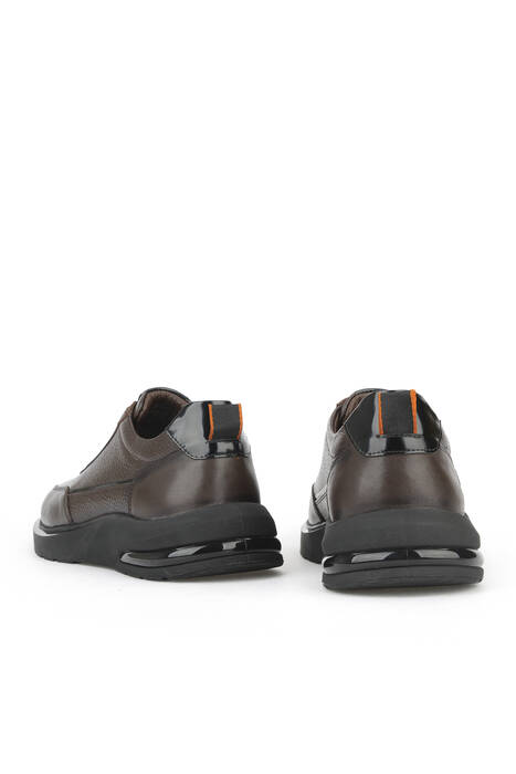 Hakiki Deri Erkek Günlük Ayakkabı Kahverengi