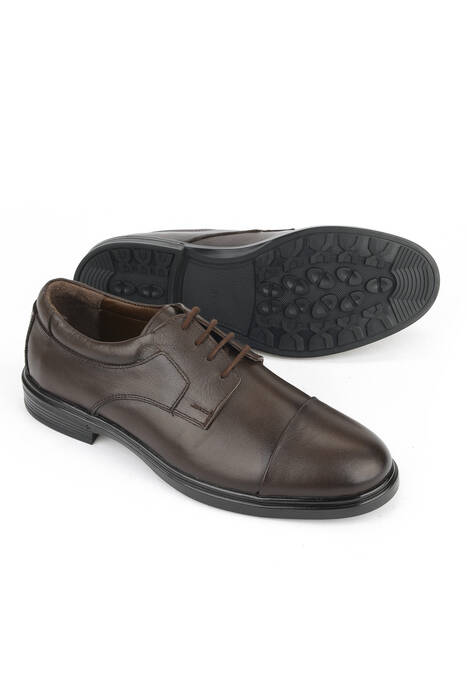 Hakiki Deri Erkek Günlük Ayakkabı Kahverengi