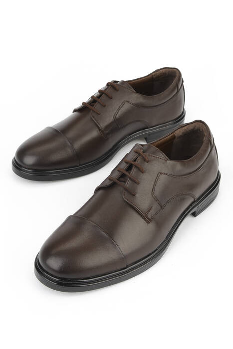 Hakiki Deri Erkek Günlük Ayakkabı Kahverengi