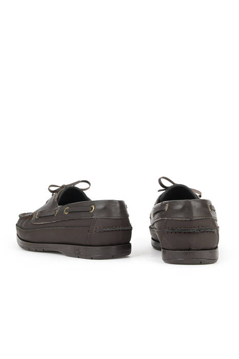 Hakiki Deri Erkek Günlük Ayakkabı Kahverengi