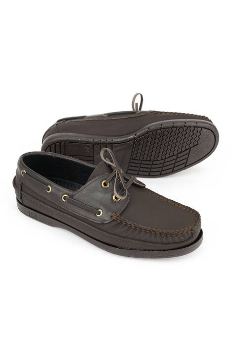 Hakiki Deri Erkek Günlük Ayakkabı Kahverengi