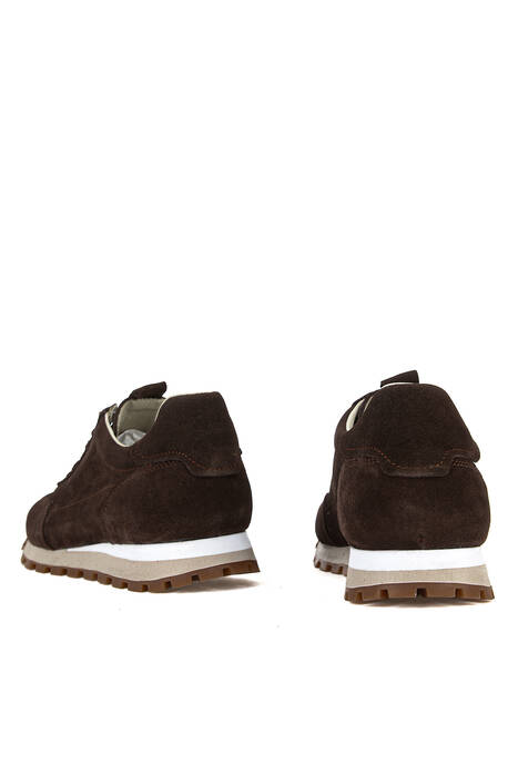 Hakiki Deri Erkek Günlük Ayakkabı Kahverengi