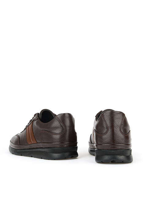 Hakiki Deri Erkek Günlük Ayakkabı Kahverengi