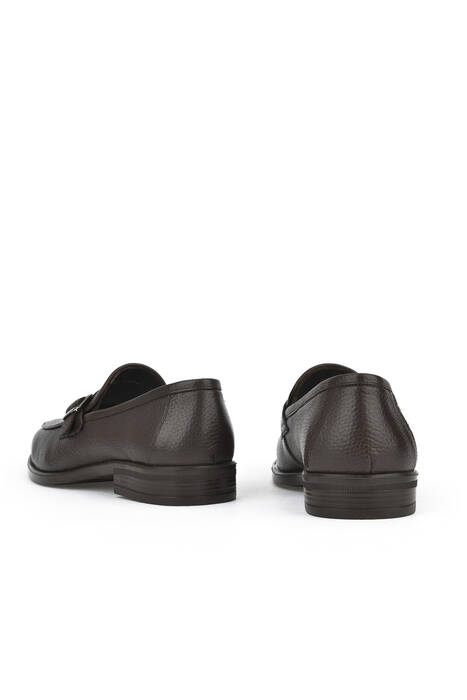 Hakiki Deri Erkek Klasik Ayakkabı Kahverengi