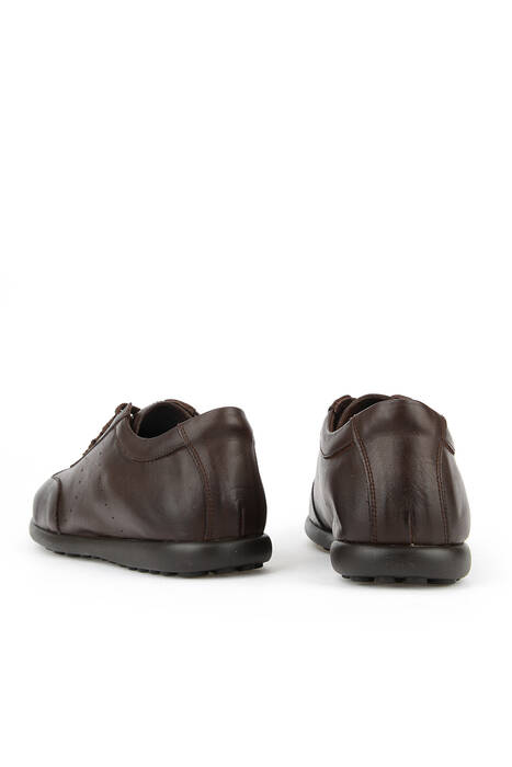 Hakiki Deri Erkek Günlük Ayakkabı Kahverengi
