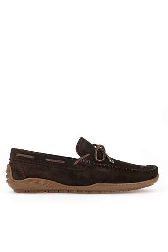 Ziya - Hakiki Deri Erkek Günlük Ayakkabı Kahverengi