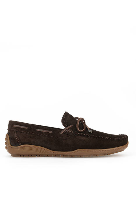 Hakiki Deri Erkek Günlük Ayakkabı Kahverengi