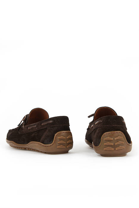 Hakiki Deri Erkek Günlük Ayakkabı Kahverengi