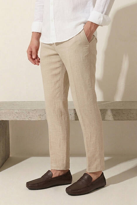 Hakiki Deri Erkek Günlük Ayakkabı Kahverengi