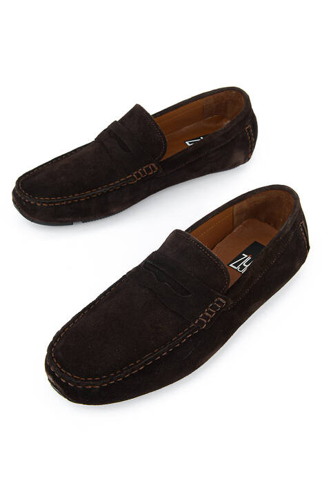 Hakiki Deri Erkek Günlük Ayakkabı Kahverengi