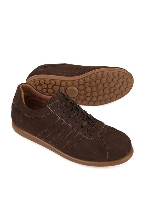 Hakiki Deri Erkek Günlük Ayakkabı Kahverengi