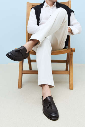 Ziya - Hakiki Deri Erkek Günlük Ayakkabı Kahverengi Ziya - Hakiki Deri Erkek Günlük Ayakkabı Kahverengi