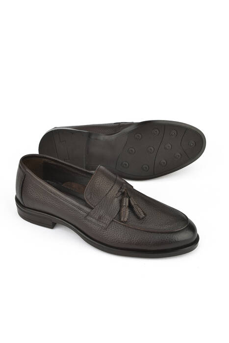 Brown Genuine Leather Men's Casual Shoes Brown Genuine Leather Men's Casual Shoes