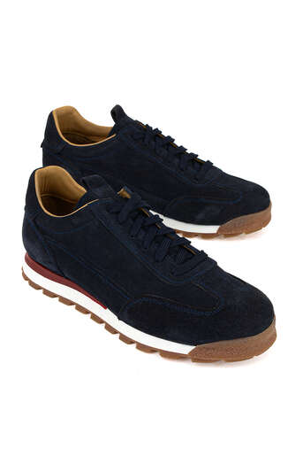 Ziya - Hakiki Deri Erkek Günlük Ayakkabı Lacivert (1)