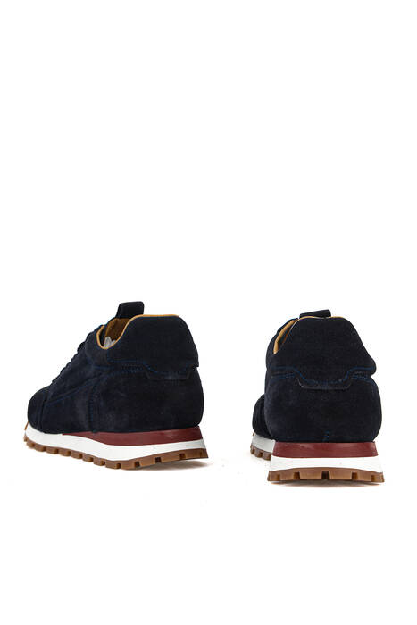 Hakiki Deri Erkek Günlük Ayakkabı Lacivert