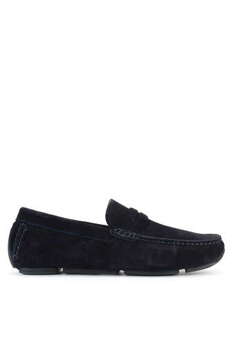 Ziya - Hakiki Deri Erkek Günlük Ayakkabı Lacivert