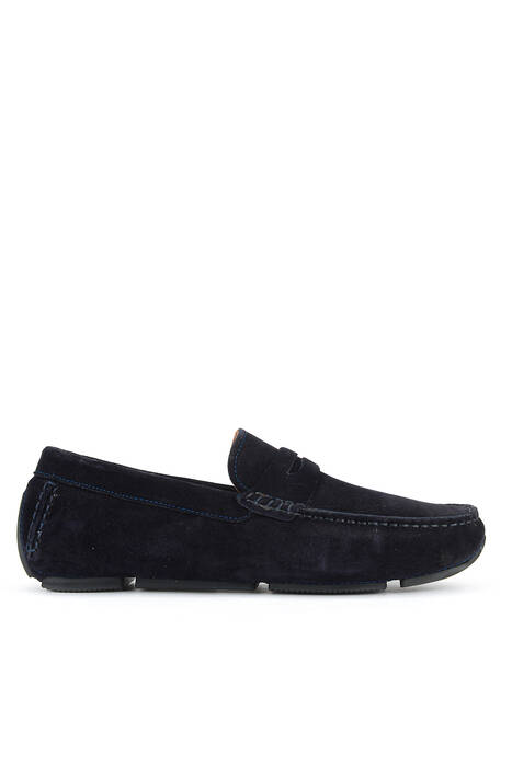 Hakiki Deri Erkek Günlük Ayakkabı Lacivert