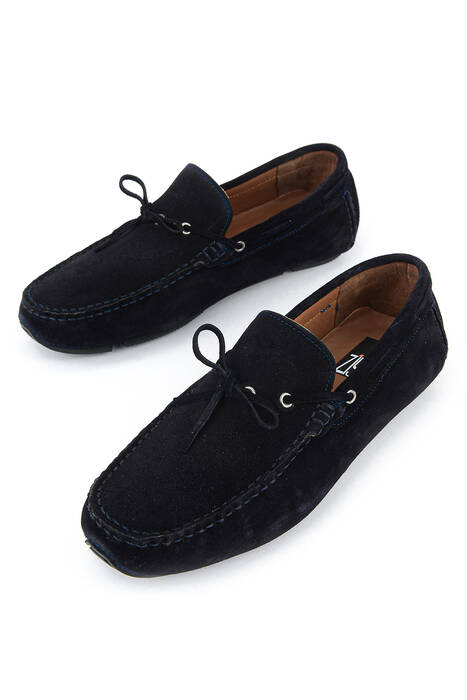 Hakiki Deri Erkek Günlük Ayakkabı Lacivert