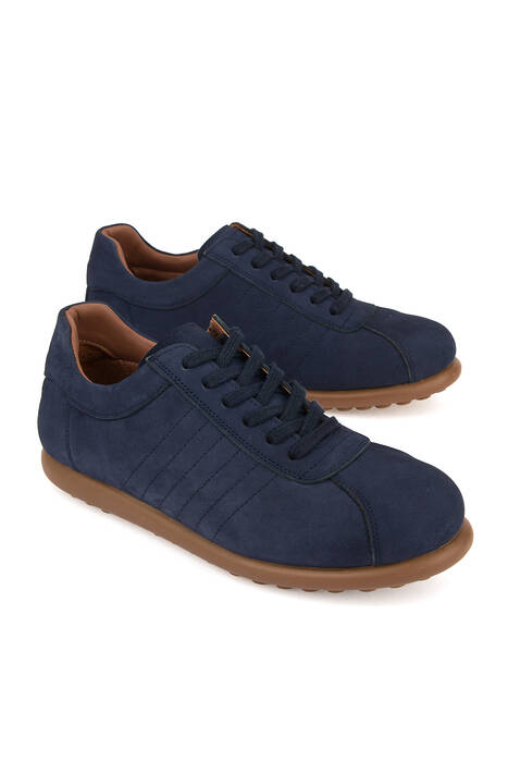 Hakiki Deri Erkek Günlük Ayakkabı Lacivert