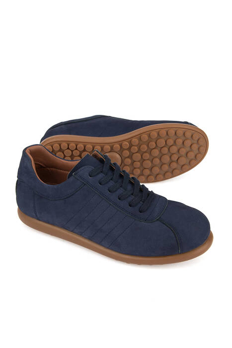 Hakiki Deri Erkek Günlük Ayakkabı Lacivert