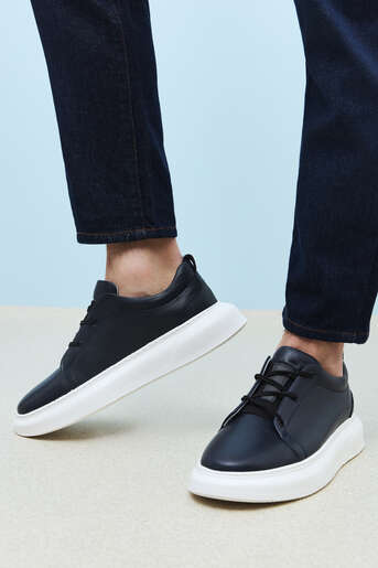 Ziya - Hakiki Deri Erkek Günlük Ayakkabı Lacivert Ziya - Hakiki Deri Erkek Günlük Ayakkabı Lacivert