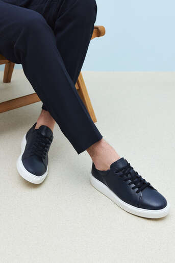 Ziya - Hakiki Deri Erkek Günlük Ayakkabı Lacivert (1) Ziya - Hakiki Deri Erkek Günlük Ayakkabı Lacivert (1)