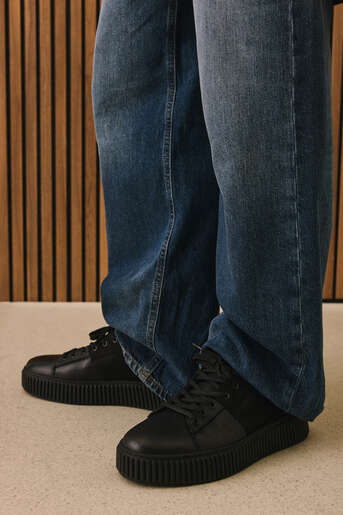 Ziya - Black Genuine Leather Men's Casual Shoes