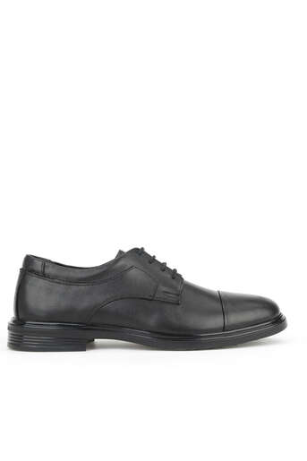 Ziya - Hakiki Deri Erkek Günlük Ayakkabı Siyah